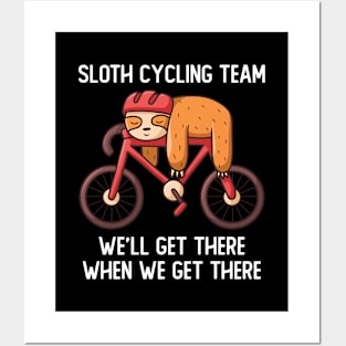 Sloth Cycling Team Posters and Art